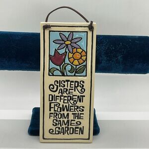 Spooner Creek Pottery Sisters Plaque